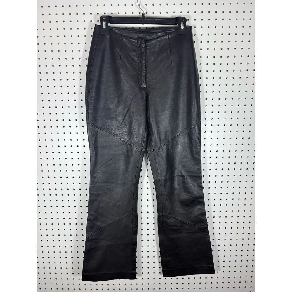 Wilsons Leather pelle studio genuine Leather pull on pants size 2
